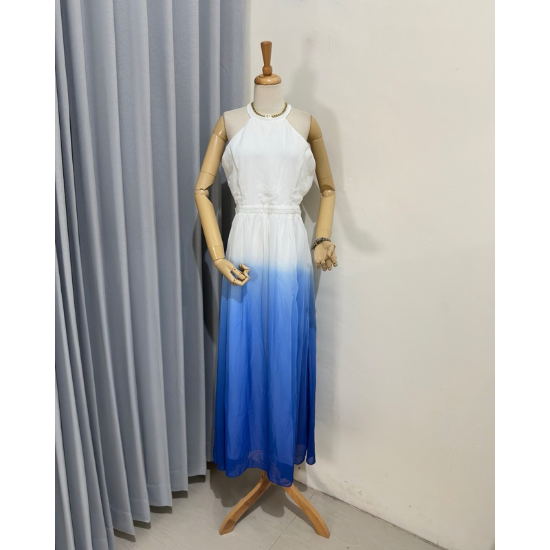 BN567 (BIG SIZE) NEW TAG LARA G OMBRE LONG DRESS