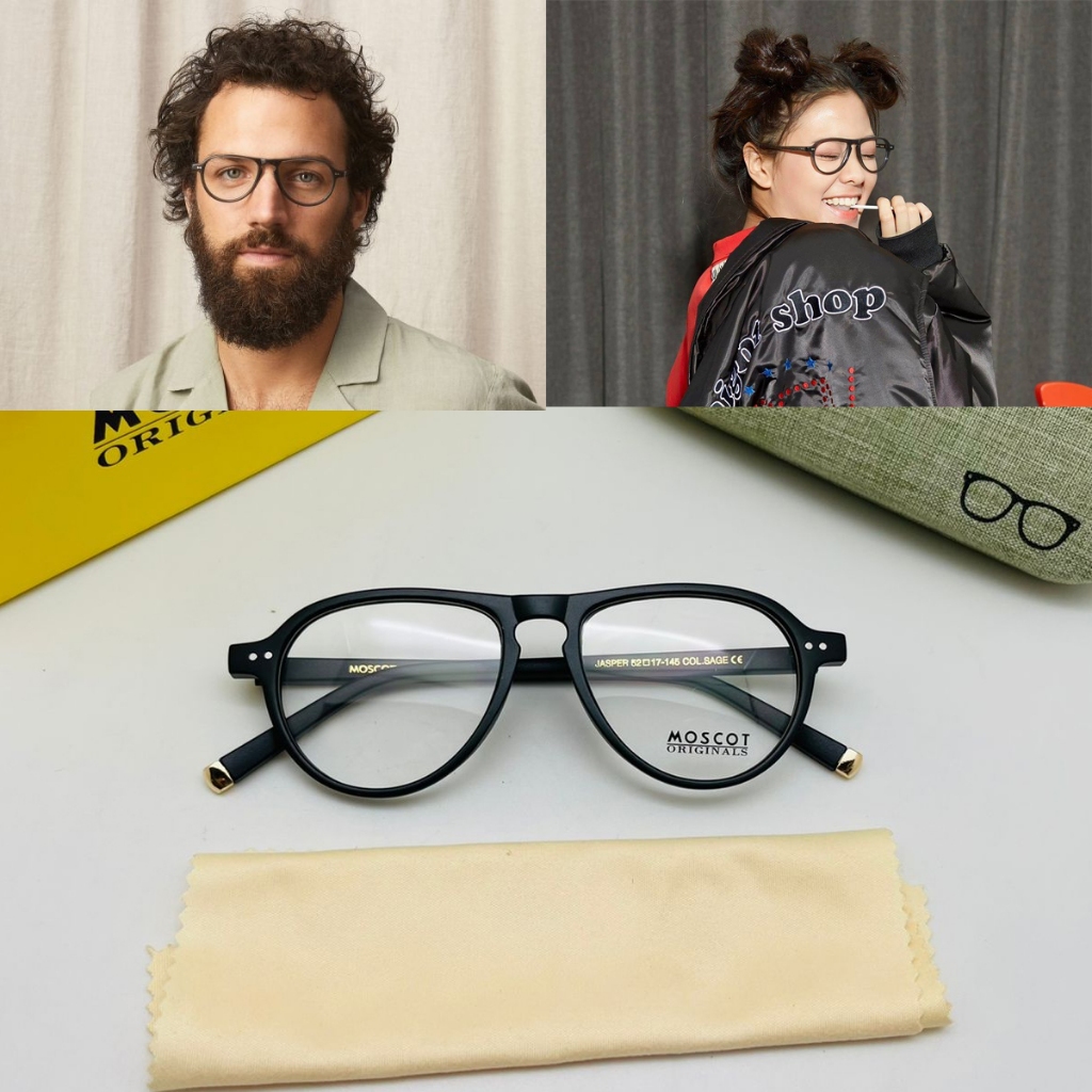 Moscot Jesper Aviator กรอบแว่นตาอัจฉริยะสําหรับผู้ชายและผู้หญิง