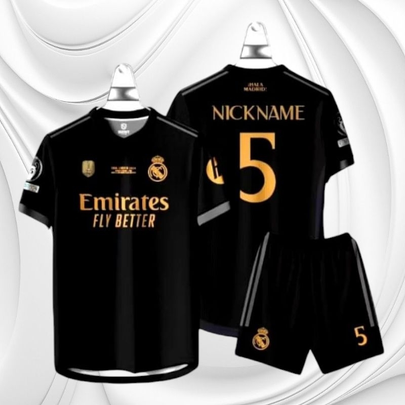 ชุดกีฬา Jersey R34L M4DR1D 3RD 2023 2024 ฟรีชื่อและหมายเลข