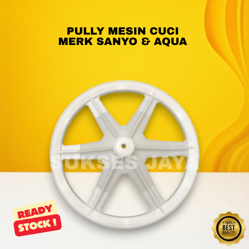 MESIN SANYO & AQUA WASHING MACHINE PULLY / 6-7 KG 2-TUB PULLY SANYO & AQUA