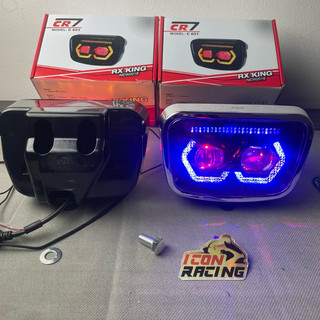 Headlamp Biled Rxk Biled Owl 2 Mata Rx king Plus Devil Set Batok