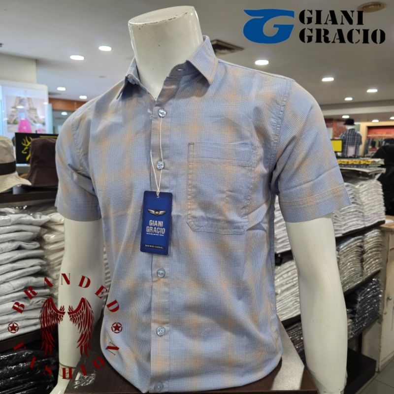 KEMEJA GIANI GRACIO RM เสื้อเชิ้ตแขนสั้นผู้ชาย G71105 010 02