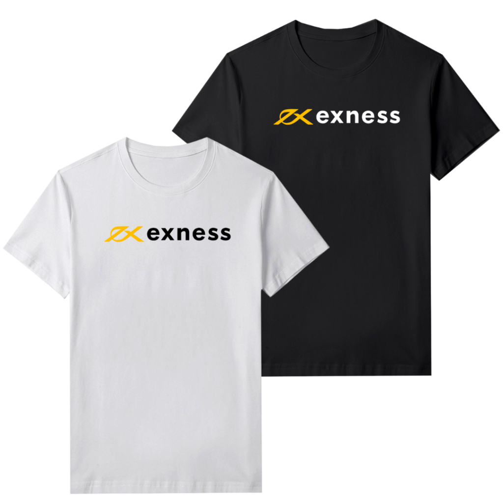 Cryptocurrency Exness Regular Fit O Neck เสื้อยืดแขนสั้นผ้าฝ้าย Combed 30s