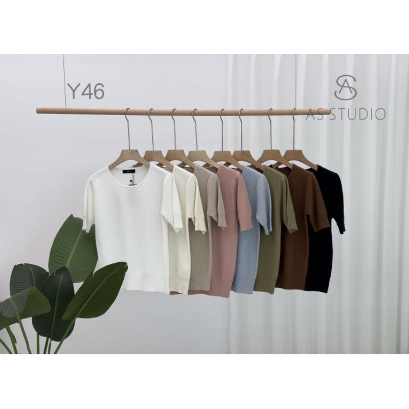 OK-002 KNIT BANGKOK ONE-K AS STUDIO | เสื้อยืดผู้หญิงนําเข้า KNITTED