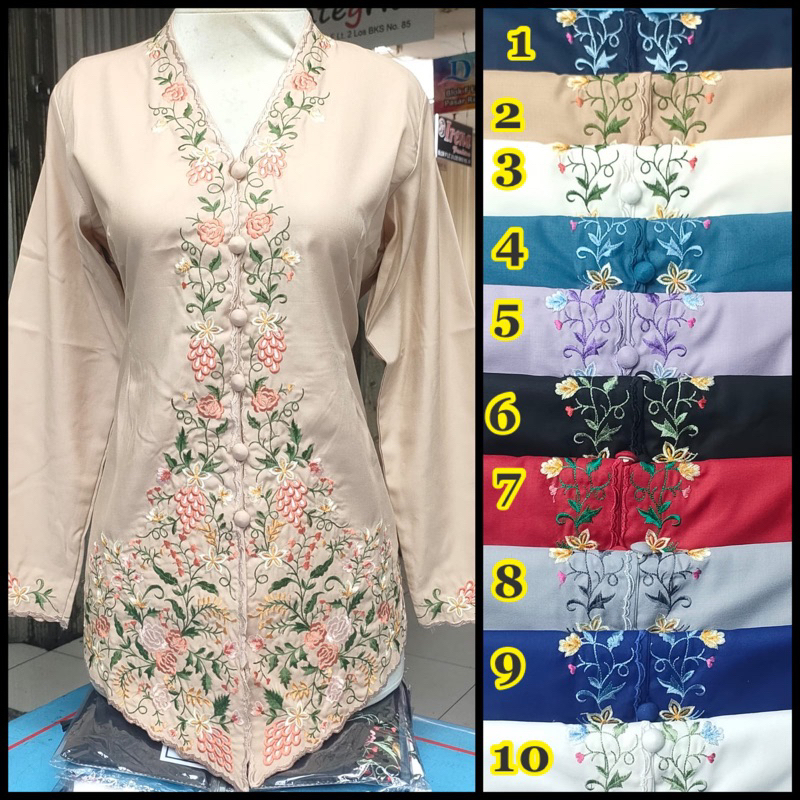 KEBAYA ENCIM SINTA / KEBAYA ENCIM EMBROIDERY DIRECTLY / KEBAYA ENCIM JUMBO