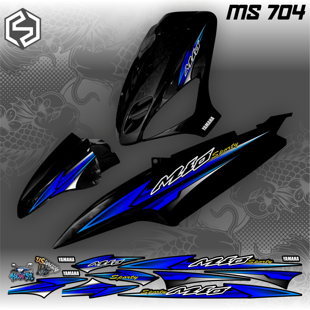 STRIPING MIO SPORTY mio smile graphic variation thailand MS 704 / MS 712