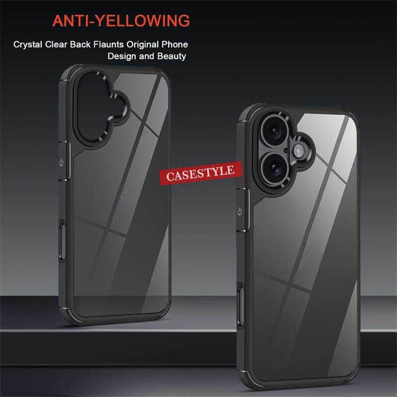 เคส Iphone 16 Iphone 16 Plus Iphone 16 Pro Iphone 16 Pro Max Case Clear Anti Fall Hybrid เคสกันกระแท