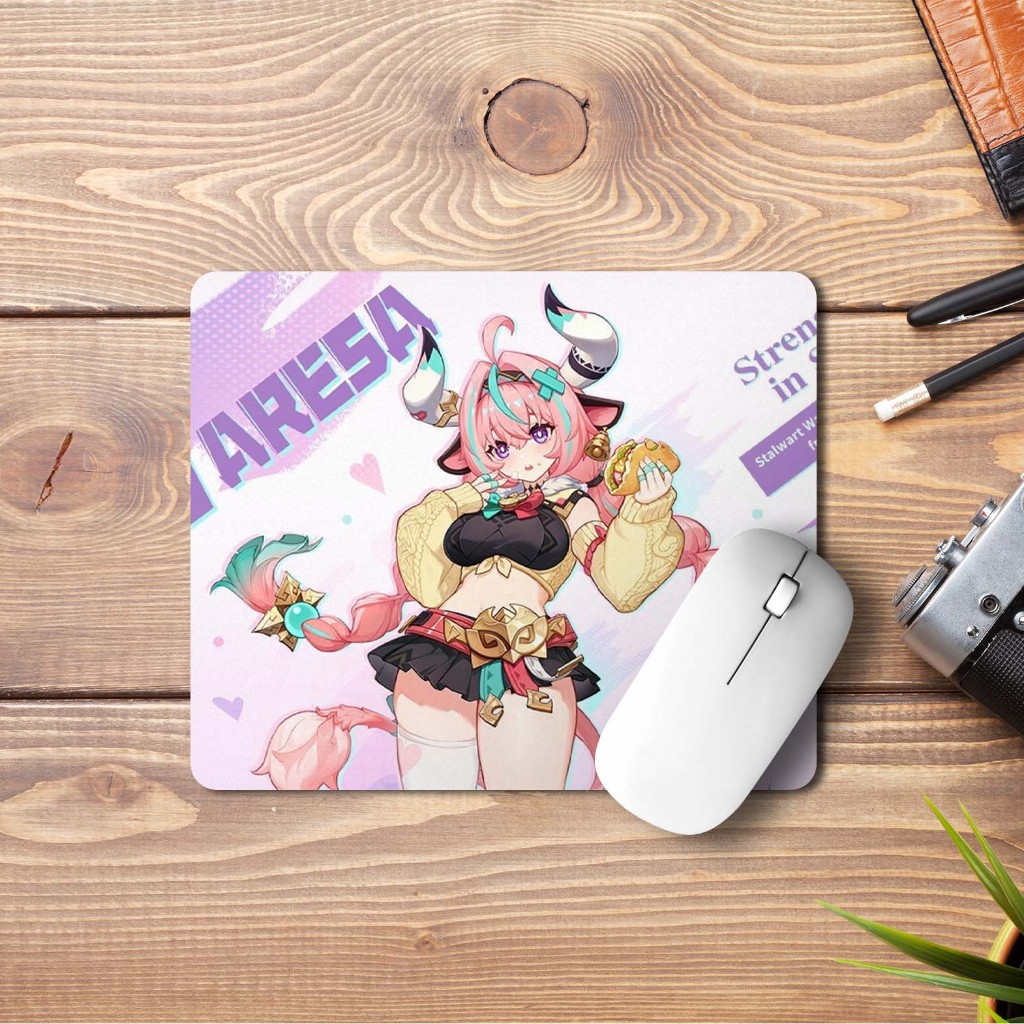 [7 DESIGN] แผ่นรองเมาส์ ANIME VARESSA GENSHIN IMPACT / MOUSEPAD ANIME VARISA GENSHIN IMPACT