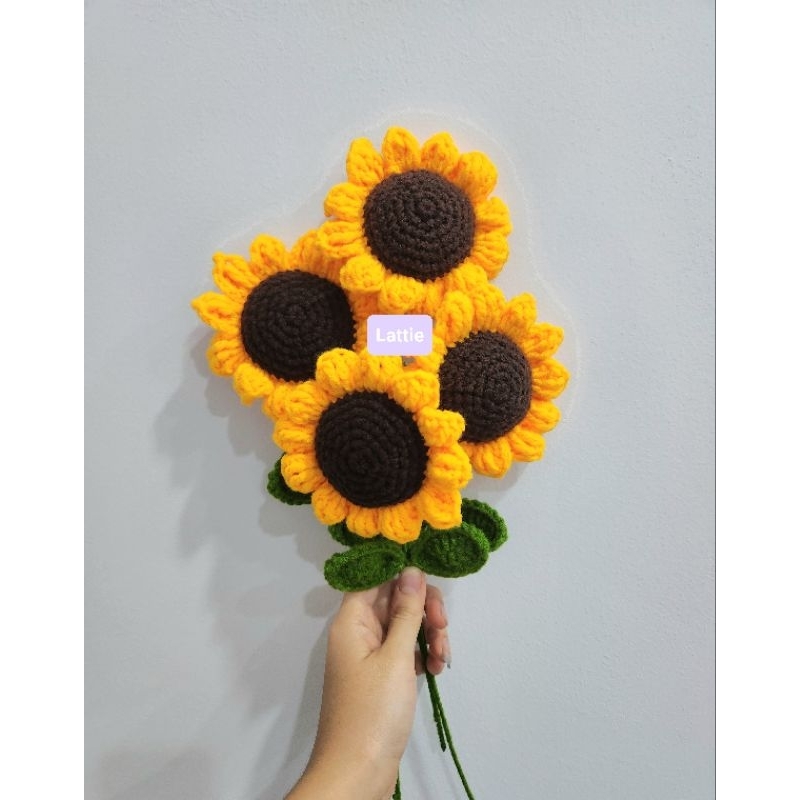 MATAHARI HANDMADE JHOPE SUNFLOWER/HOBI SUNFLOWER/ดอกทานตะวัน/ดอกไม้ BOUQUET/FLOWER BOUQUET/VALENTINE