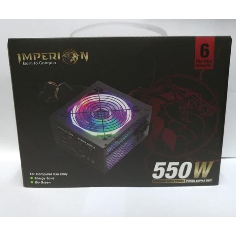 PSU IMPERION 550W RGB 6PIN