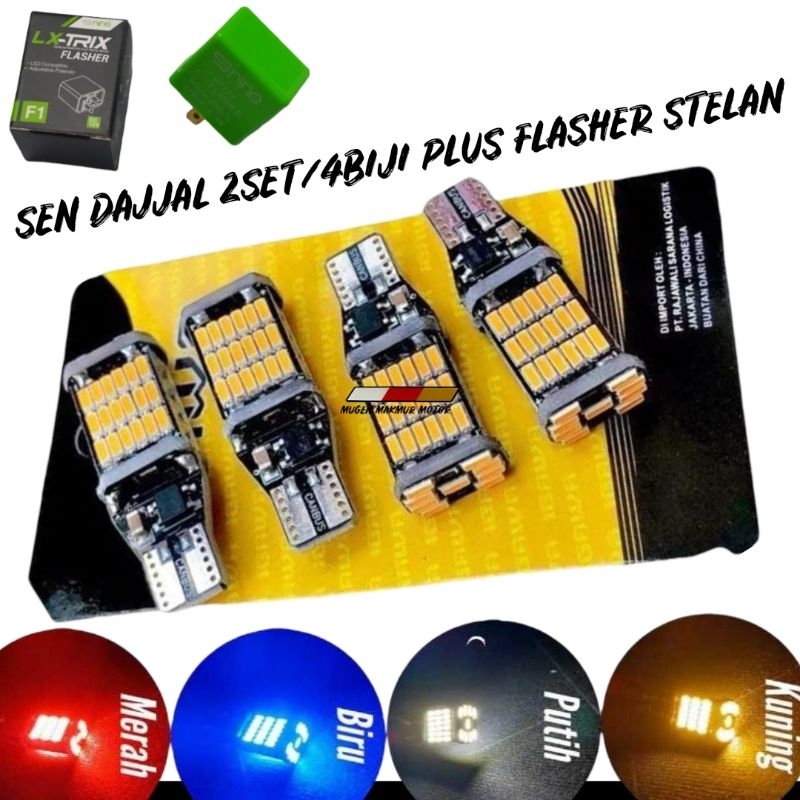 MATA DAJJAL TURN SIGNAL LIGHT PACKAGE 45 SUPER BRIGHT EYES และ LUMINOS TURN SIGNAL LIGHT PLUS LUMINO