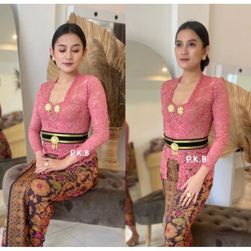(kebaya เท่านั้น) ใหม่ kutu kebaya / แขนยาวผ้า kebaya