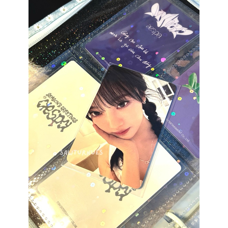 NING ARMAGEDDON KTOWN4U FANSIGN PHOTOCARD อย่างเป็นทางการ AESPA