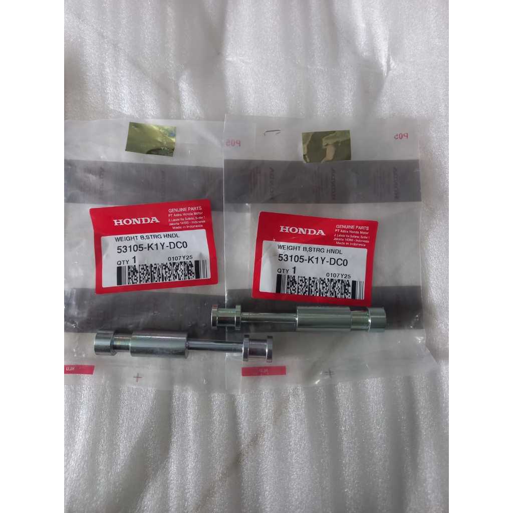 53105-K1Y-DC0 Weight B strg hndl jalu stang in pcx 160 ROADSYNC 2025 ราคาหน่วย ahm แท้ honda ah