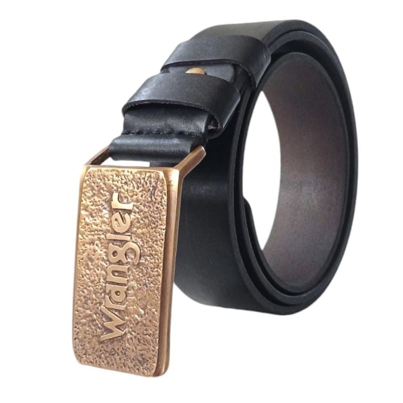 เข็มขัด Wrangler Ori GOLD DIRRAL DR01 เข็มขัดหนังแท้ผู้ชาย