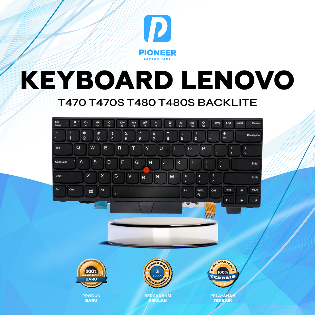 คีย์บอร์ดสําหรับ Lenovo T480 T470 Backlite