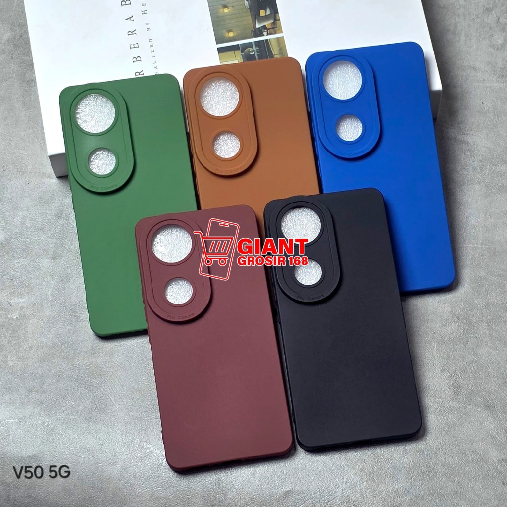 VIVO V50 5G VIVO V50 LITE CASE PRO CAMERA MACARON CASE VIVO V50 5G VIVO V50 LITE