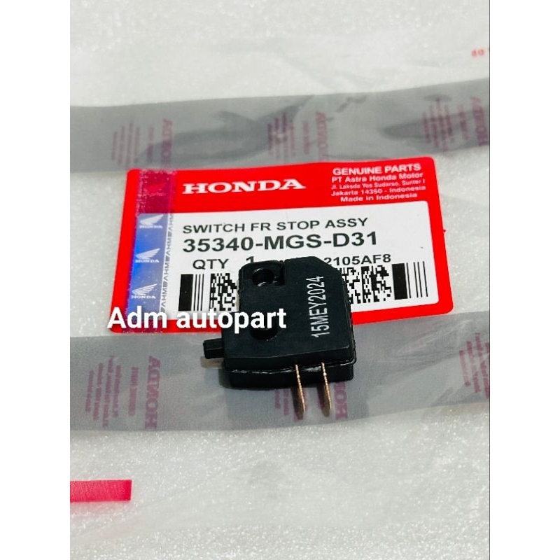 เบรคหน้าขวา รหัสอะไหล่สวิทช์:35340-MGS-D31 CBR150R New K45G CBR150R New K45N CBR150R K45R CB150R Str