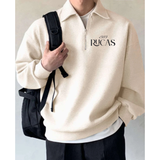 UNISEX SWEATER RUGBY SWETER Rucas DISTRO SWETER สเวตเตอร์ซิปคอปก SWETER RUGBY SWETER