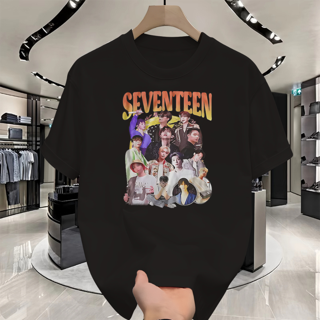 KATUN 2025 ฤดูร้อนใหม่ผ้าฝ้ายเสื้อยืด Nana Tour Seventeen เสื้อผ้าผู้ชายและผู้หญิง - Cotton Combed 2