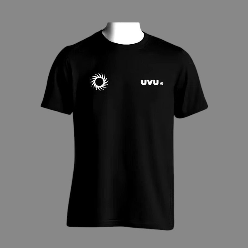 Uvu Running Jersey สีดํา ใหม่/Uvu Running Jersey ใหม่ 25/26
