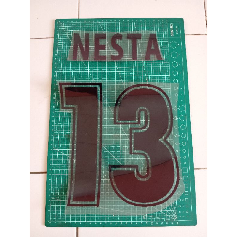 NESTA 13 LAZIO BLACK VELVET NAMESET