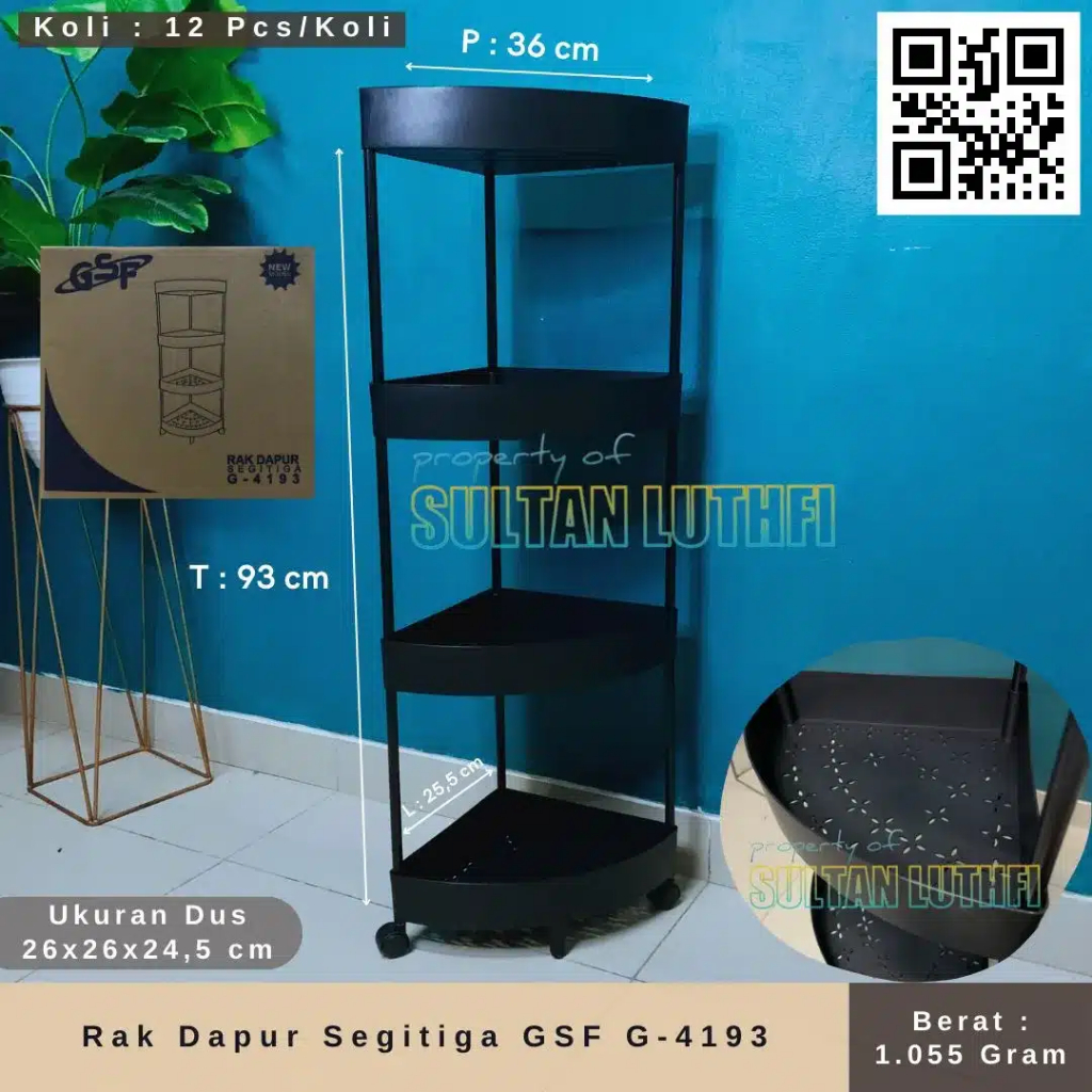 GSF G-4193 TRIANGLE KITCHEN RACK