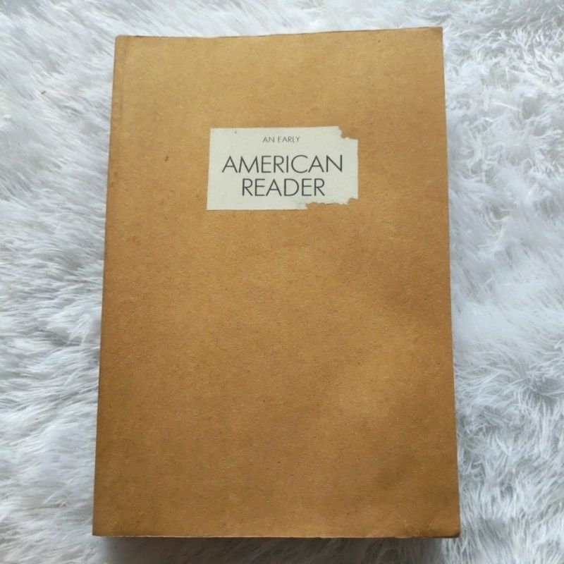 AN EARLY AMERICAN READER - JA LEO LEMAY ต้นฉบับ
