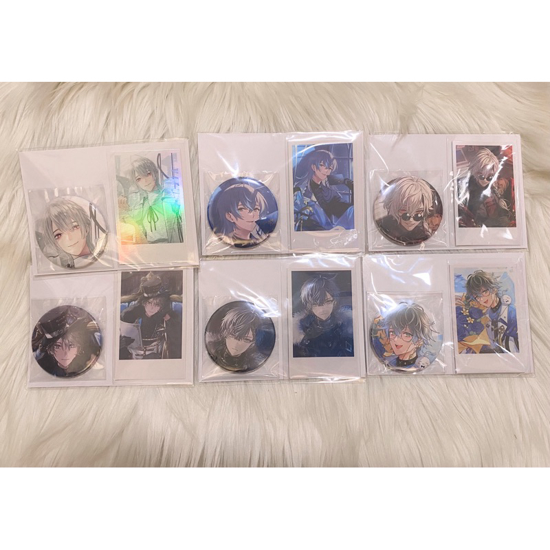 NIJISANJI JP EN Birthday Snapshot Badge Cheki Set