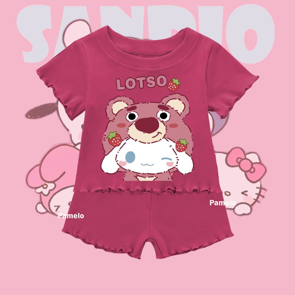 Pamelo.id ชุดถักเด็ก Unisex One set พู่ชุดเด็ก Neci Cinnamoroll Sanrio ViralLotso Cinnamoroll