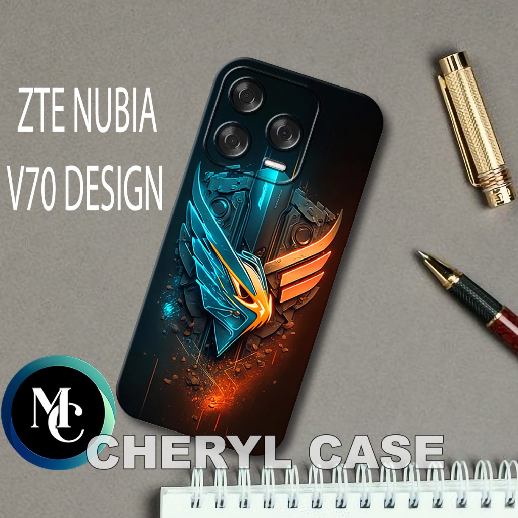เคสยางสําหรับ ZTE NUBIA V70 DESIGN/CC39/Esport Motif/V70 DESIGN case/Casing V70 DESIGN/softcase