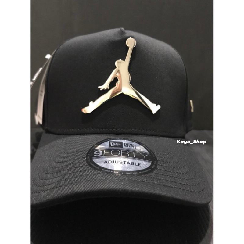 แฟชั่น BASEBALL หมวกสําหรับผู้ชายและผู้หญิงผู้ใหญ่ J0RDAN IRON PREMIUM QUALITY LUXURY METAL CAP NY I
