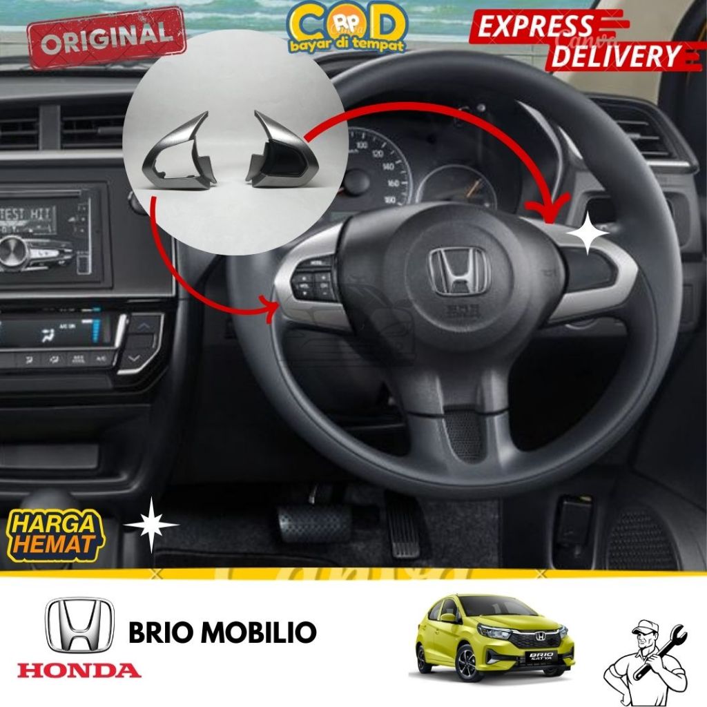ฝาครอบด้านข้าง / STEERING GARNISH HONDA BRIO MOBILIO ORIGINAL