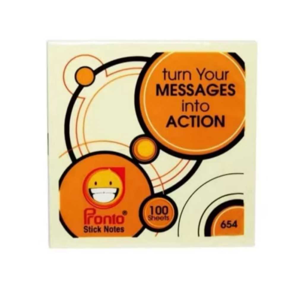 STICKY NOTES PRONTO 654 76 X 76 / MEMO STICK PRONTO