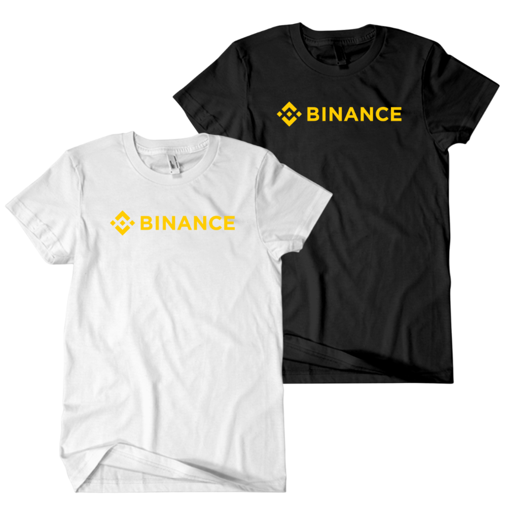 T Shirt Trading Cryptocurrency Binance Regular Fit Short Sleeve Cotton Combed 24s Unisex
