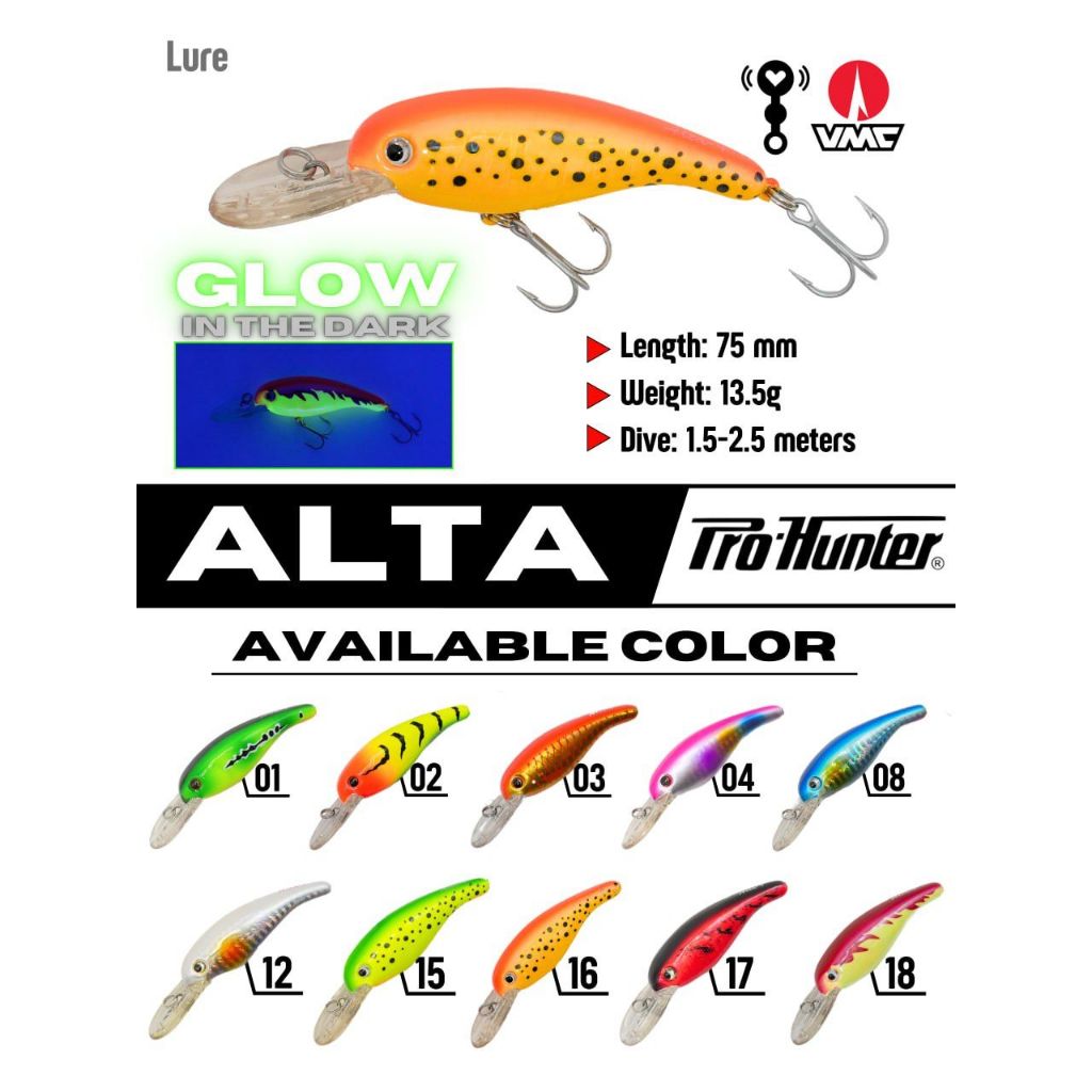 LURE PRO HUNTER ALTA-9 75MM