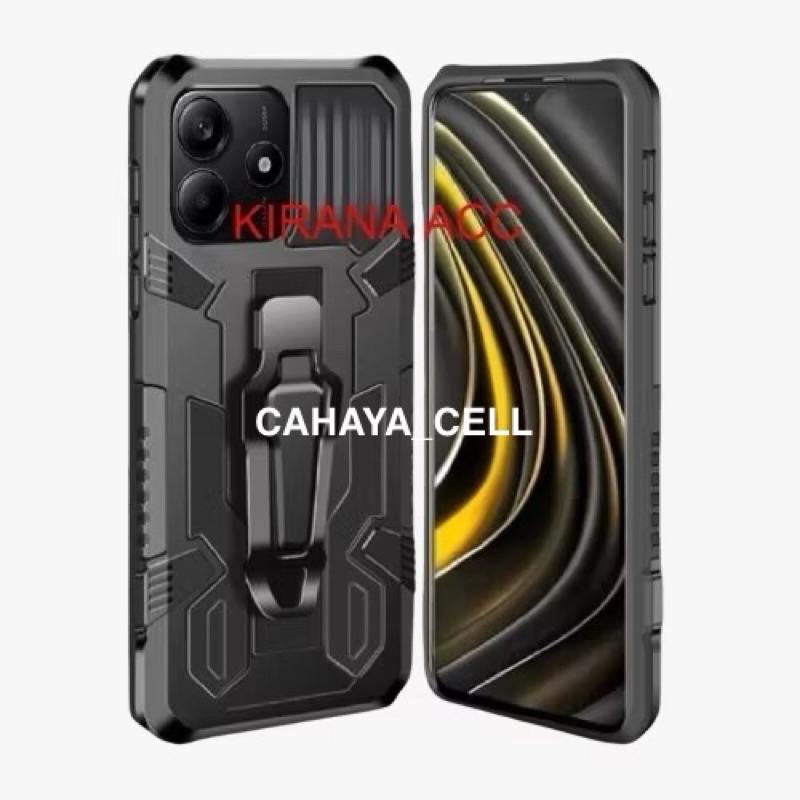 Soft Case Belt Xiaomi Redmi Note 14 5G / Redmi Note 14 PRO 5G Case Belt Armor Clip Standing transfer
