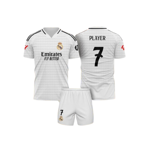 R34L M4DR1 เสื้อเหย้า 2024/2025 หมายเลขชื่อและหลังฟรี