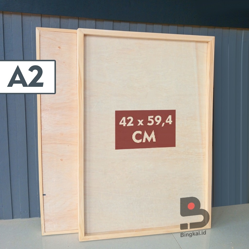 A2 กรอบรูปไม้ A2 ขนาดกรอบรูป 42 x 59.1 CM กรอบรูปไม้สักดัตช์