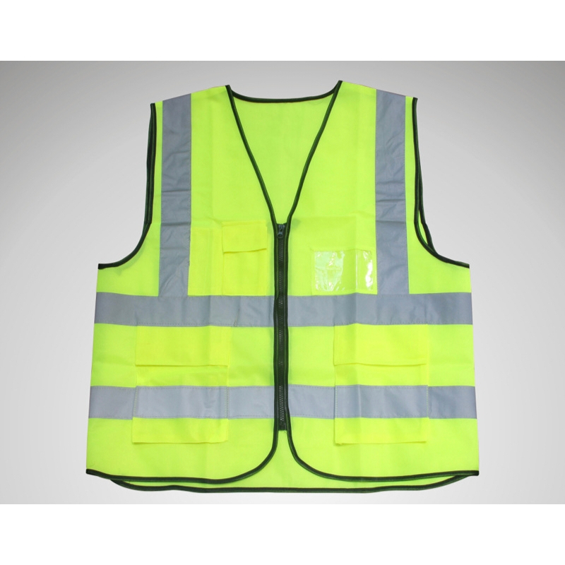 POLYESTER VEST / SAFETY VEST / PROJECT VEST 5 กระเป๋าและสายนิรภัย / SAFETY VEST / WORK VEST