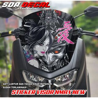 สติ๊กเกอร์กระบังหน้า / Winshield Nmax New 2021-2024 Anti-Fad…