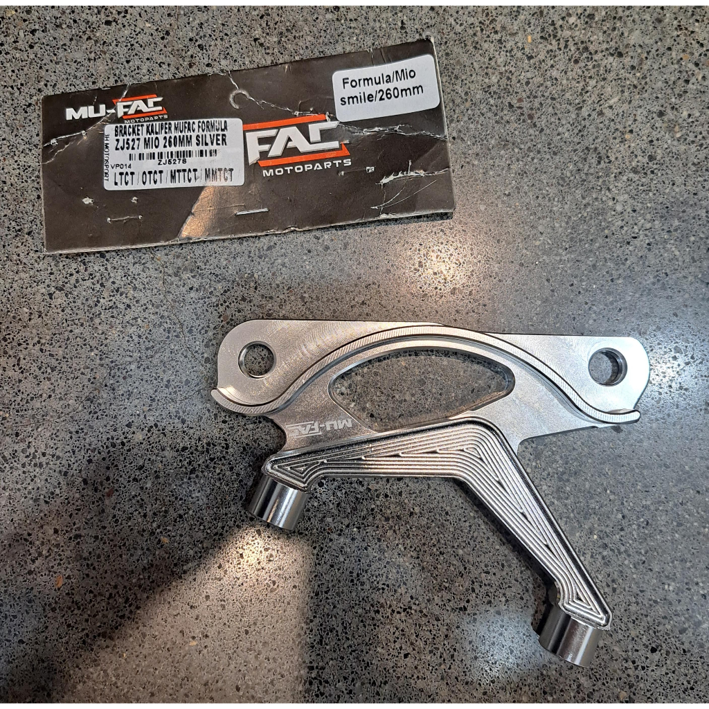 MUFAC FORMULA ZJ527 MIO 260MM SILVER CALIPER BRACKET