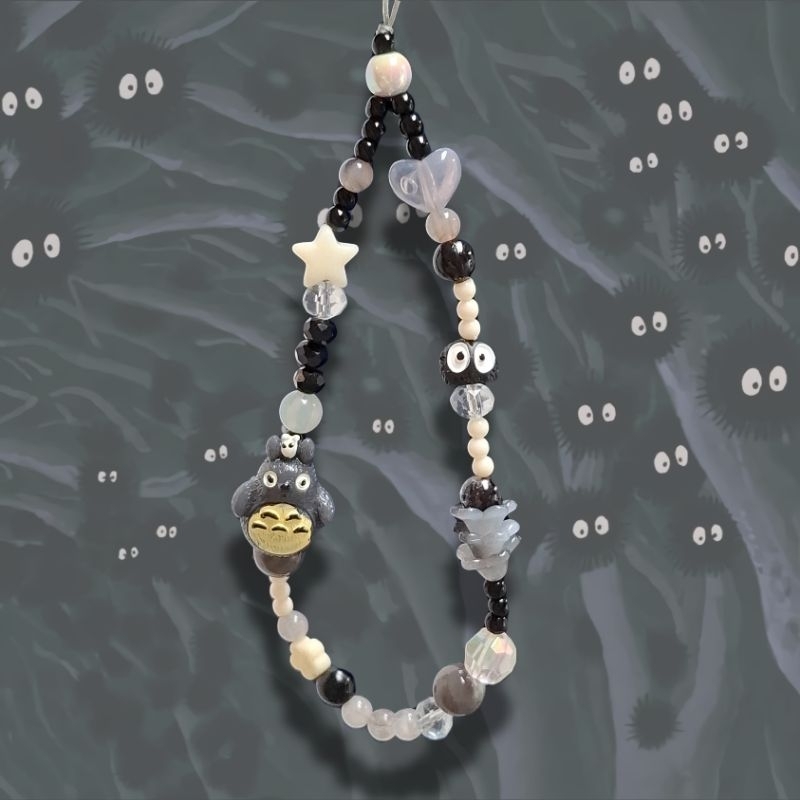 GANTUNGAN TOTORO, CHIBI-TOTORO & MAKKURO KUROSUKE PHONE STRAP | สาย HP | ที่แขวนโทรศัพท์มือถือ