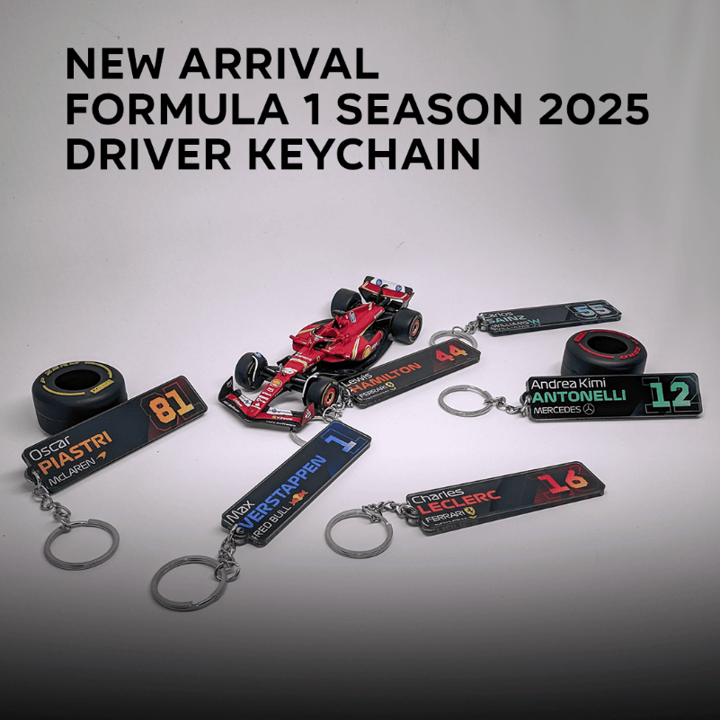 KEYCHAIN F1 2025 SEASON DRIVER CARD