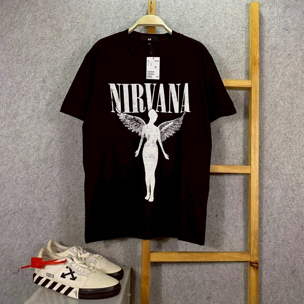 GRUNGE NIRVANA IN UTERO BLACK MUSIC BAND T-SHIRT