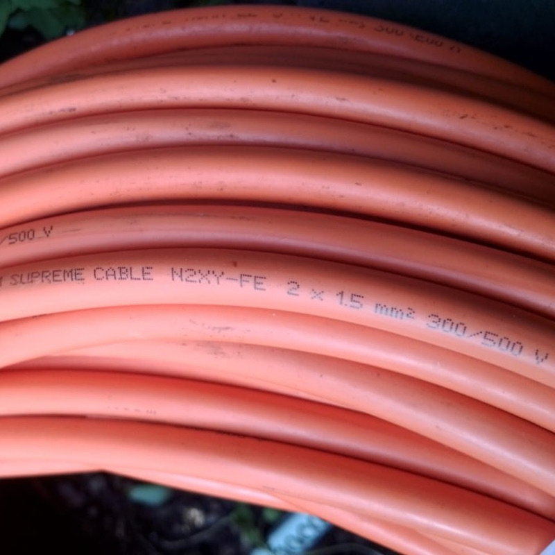FRC สายทนไฟ N2XY-FE 2x1.5 มม. Supreme Original (เมตร/เมตรต่อ)