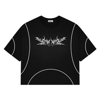 CONVERGENT T-Shirt Riot Boxy 20s Hitam Baju Kaos Distro Oversize