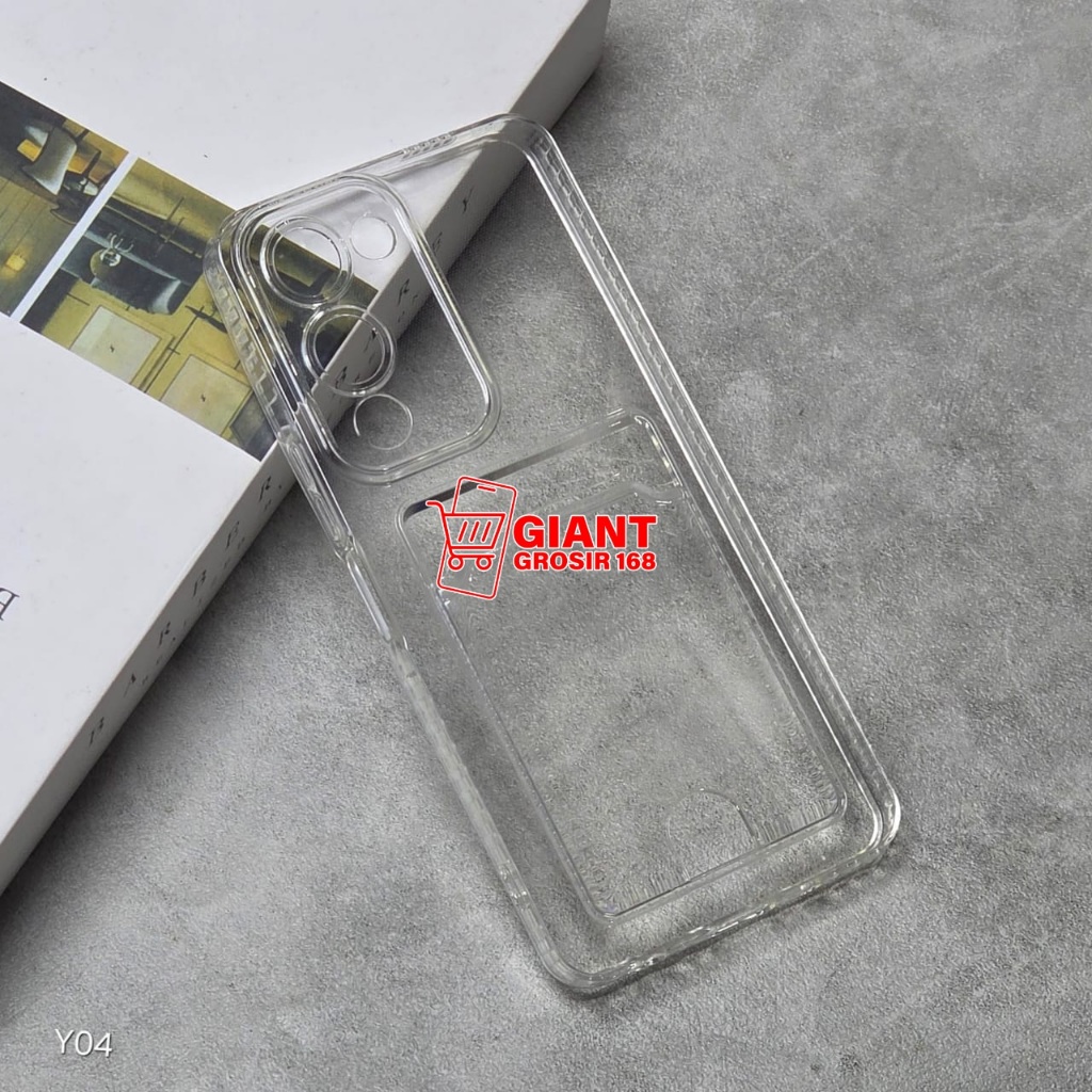 VIVO Y04S VIVO Y04 CLEAR CARD CASE ช่องใส่การ์ด VIVO Y04S VIVO Y04 VIVo Y19S GT