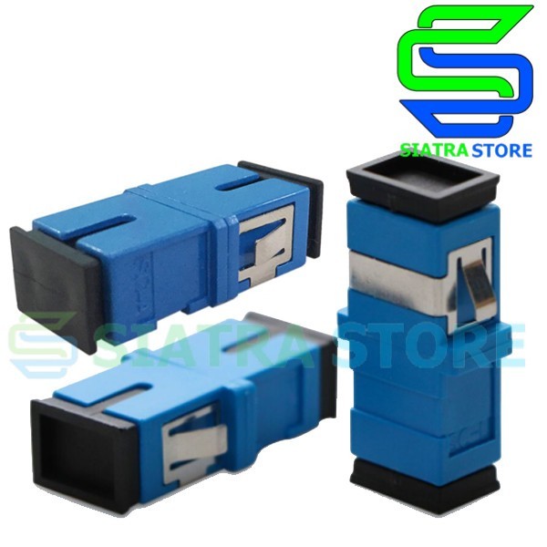 SC Fiber Optic Coupler SC/UPC Fiber Converter 100 ชิ้น (ไม่มีหู)