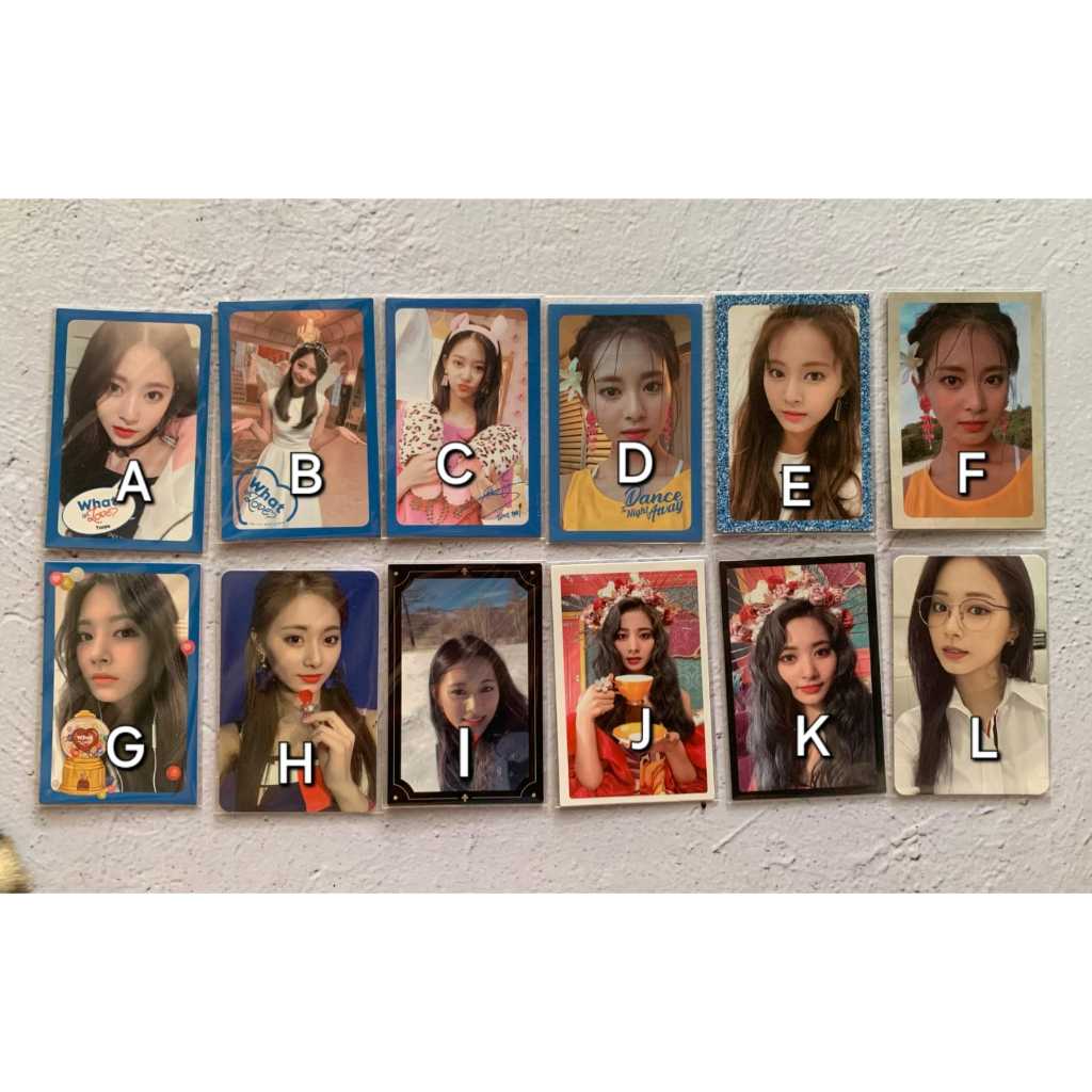 สองครั้ง Tzuyu Photocard อย่างเป็นทางการ